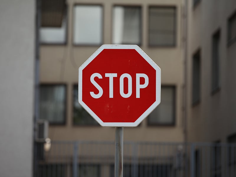 stop sign Johnson Livingston Attorneys in Orem UT